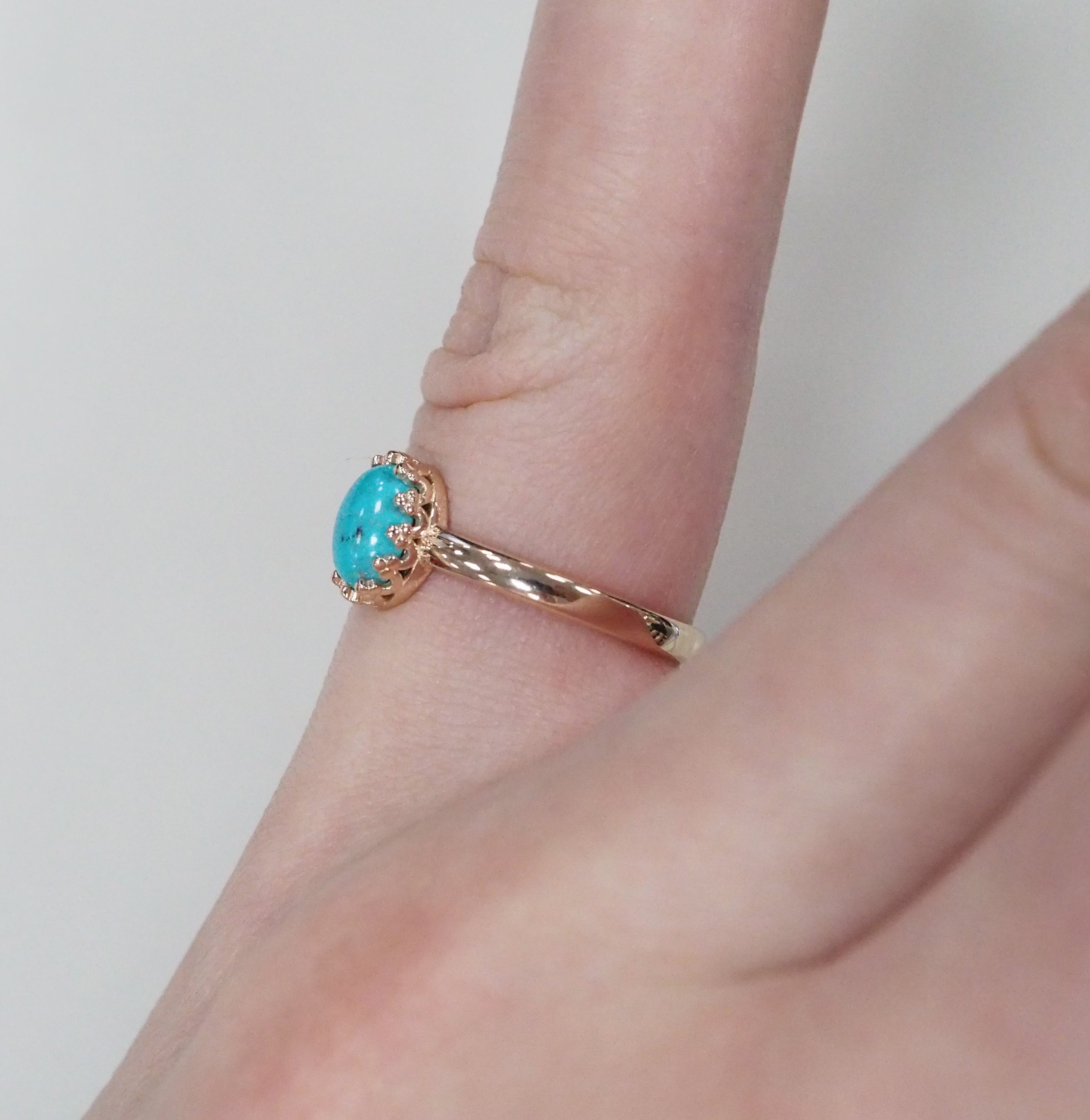 Серебряное кольцо с бирюзой
